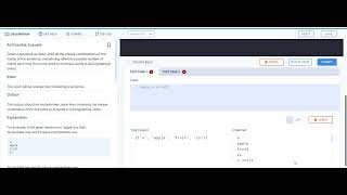All posible subsets