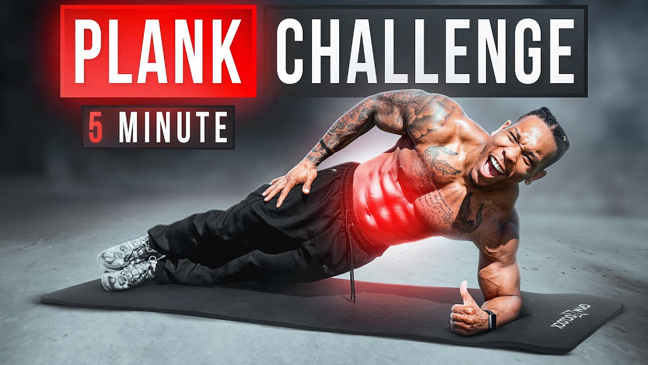 INSANE 5 MINUTE PLANK WORKOUT FOR 6 PACK ABS - YouTube