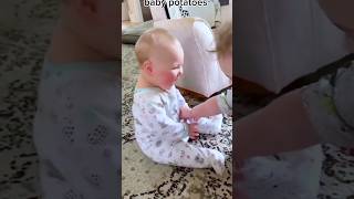 Cute baby feels tickle 🤭🤭 #shortsfeed #shorts #trending #baby #cute