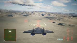 ACE COMBAT 7  SKIES UNKNOWN Top gun DLC Dark star Mission 12 Review