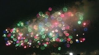 こうのす花火2018「鳳凰（おおとり）乱舞」