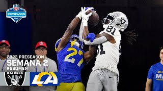 Las Vegas Raiders vs. Los Angeles Rams | Pretemporada NFL 2023 | Resumen Highlights | 19 Ago, 23