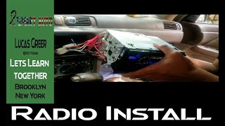 Aftermarket Radio Harness Install / 1997 Toyota Camry XLE / W Extra AMP Wiring