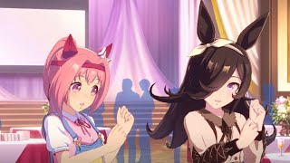 【ウマ娘】うまぴょい伝説を歌うライスとウララが可愛すぎる！