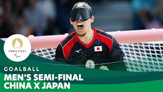 Men's Semi-final: 🇨🇳 China X Japan 🇯🇵 | Goalball - Paris 2024 Paralympics