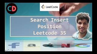 Search Insert Position | Leetcode 35 | Live coding session 🔥🔥🔥 | Binary Search