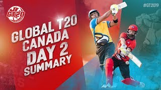 Global T20 Canada Day 2 Summary | Tigers vs Winnipeg Hawks | Match 2 Highlights | GT20 Canada 2019