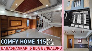 Comfy 115 | 4BHK New Premium Home For Sale BSK6 BDA Bengaluru