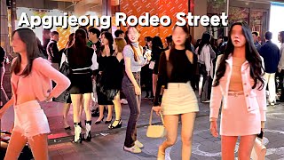 [4K]🔥🔥힙한 압구정 불금 클럽거리 /압구정로데오🔥🔥/Apgujeong#SEOUL/KOREA/City Stroll