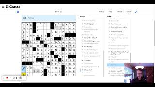 Thursday, November 7th - New York Times crossword puzzle video solve