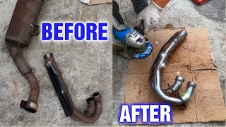 CLEANING RUSTY QUAD EXHAUST