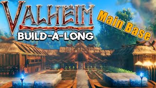 Valheim Build-A-Long - Main Base - Big Build, Bog Witch Kitchen, Workshop, Farm, and Dock!