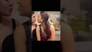 Nayanthara x Priyanka  kissing lip #ai #kiss #instagram #viralvideo #actress