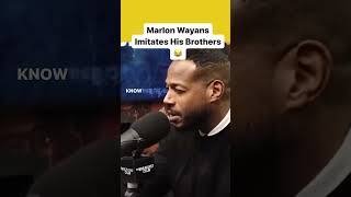 Marlon Wayans Imitates His Brothers (funny)