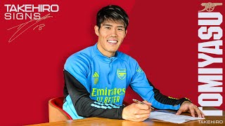 Takehiro Tomiyasu signs new Arsenal contract!