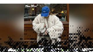 Neo Mint 2024 Winter Ins Hot Fashion Girls Oversized Gradient Fur Coat Women Thick Warm Outerwear Fl