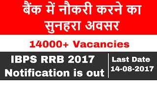 IBPS RRB 2017 Notification | Eligibility | Dates | Exam Pattern and Preparation tips
