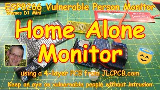 #154 ESP8266 Wemos D1 Mini HOME 🏠 ALONE monitoring project