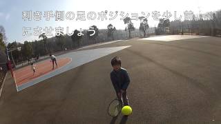 小学校3年生テニス初心者が2時間でラリーができるようになる方法 How to teach Tennis 9 years old boy