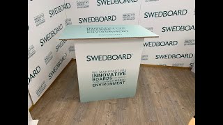 Swedboard portable demo table in SB Fibre Premium