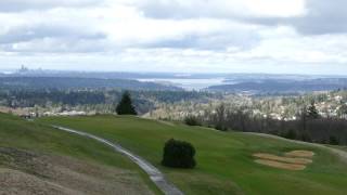 Newcastle Seattle Bellevue Lake Washington Renton I-90 520 bridges panoramic view