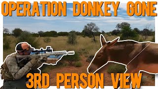 Donkey Control: Over-the-Shoulder Action in the Outback