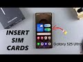 How To Insert SIM Card On Samsung Galaxy S25 / S25 Ultra