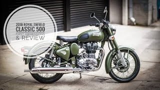 2018 Royal Enfield Classic 500 | Euro 4 ABS Battle Green | First Impressions and Review | Australia