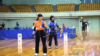 第25回全日本室内アーチェリー選手権大会・小中学生リカーブ　女子決勝戦 Part.3