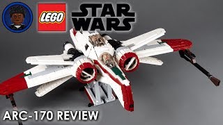 INCREDIBLE Custom LEGO ARC-170 Starfighter by Caleb Ricks Review