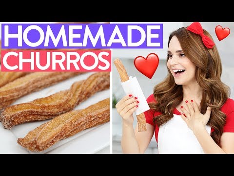 HOW TO MAKE HOMEMADE CHURROS! HOW TO MAKE HOMEMADE CHURROS!
