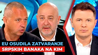 EU osudila zatvaranje srpskih banaka na severu Kosova | Robert Čoban i Marko Lakić | URANAK1