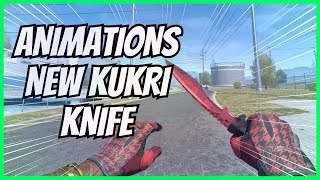 NEW KUKRI KNIFE Animations in CS2 (Including Rare Inspect)