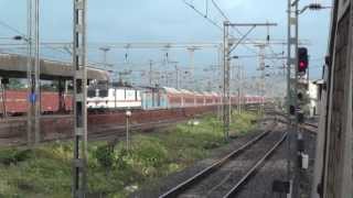 RARE SIGHT - MUMBAI RAJDHANI EXPRESS WITH 6000HP WAP-7 ENGINE