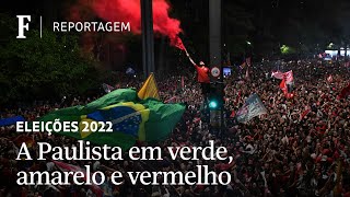 Cerveja, festa e churrasco: a apuração e a vitória de Lula na Paulista