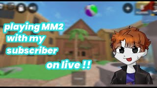 🔴Pls Donate ROBLOX LIVE PLAYING WITH VIEWERS IN MM2 AND PLEASE DONATE WITH VIEWERS 🔴🔴 #roblox