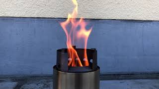 solostove　 ソロストーブで焚火するだけの動画