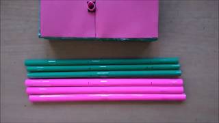 How to Make a Multi Barrel Paper tank or rocket launcher easy way toy for kids story game