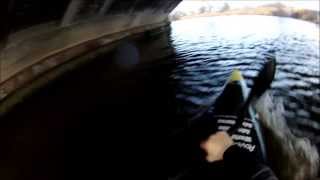 Kayaker Meets Croc on the River Mersey - ENGLAND