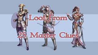 [Runescape] Loot From 25 Master Clue Scrolls - Clue scroll rework