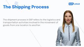 Shipment process in SAP