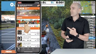 Swift Zwift Tip: Upcoming Events Shortcut in Companion App [IOS/Android]