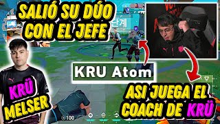 KRÜ MELSER Y KRÜ ATOM (COACH) HACEN DÚO PARA RANKED | ASI JUEGA EL COACH DE KRÜ |⚠️RANKED SMURF⚠️