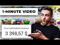 How To Make $3398 By 1-Minute Youtube Video With No Subscribers?