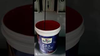 Berger silk glamor red shade#bergerpaints #youtubeshorts #colour #viral