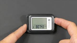 SC 3D Pedometer - Setting the Time and Date