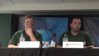 Game 5 Miami Press Conference - Zack Collins and Bryan Radziewski