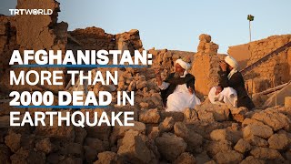More than 2,000 dead in strong earthquakes in Afghanistan
