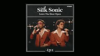 Bruno Mars Anderson Paak Silk Sonic - Leave The Door Open Live Official Audio