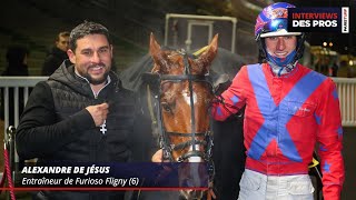 ALEXANDRE DE JÉSUS | ENTRAÎNEUR DE FURIOSO FLIGNY | QUINTÉ DU JEUDI 16 JANVIER À PARIS VINCENNES